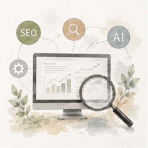 制作の流れ：SEO・AI対策について