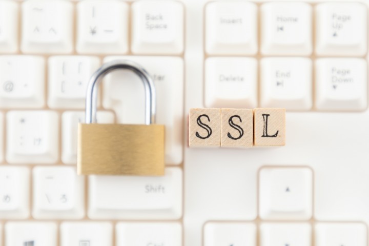 「SSLに対応して安全性を示す」に掲載している画像