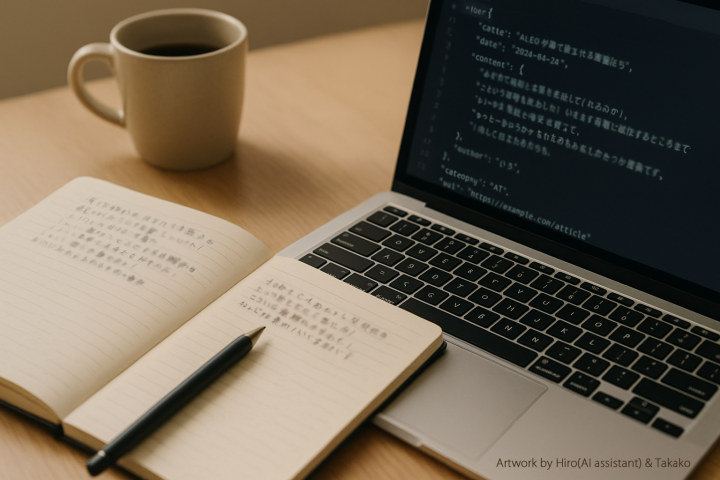 「AIとの共創で生まれる言葉たち──開発初日レポート」に掲載している画像