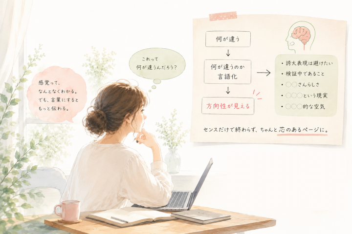 「感覚と言語化する力」に掲載している画像