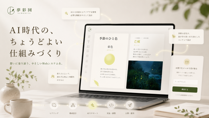 「AI時代の、ちょうどよい仕組みづくり」に掲載している画像
