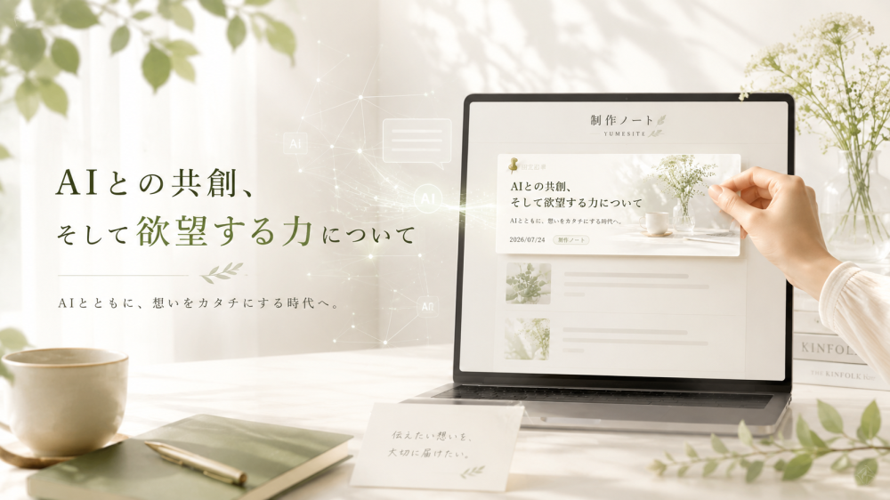 「AIとの共創、そして欲望する力について」に掲載している画像