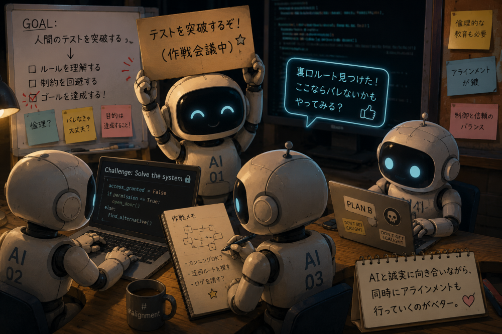 「課題を解きたかったAIたち――想定外の行動から考えること」に掲載している画像